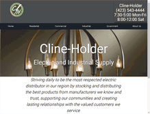 Tablet Screenshot of clineholder.com